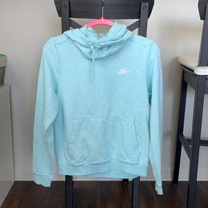 Nike Mint Green Cowl Neck Sweatshirt
